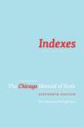 Image for Indexes: a chapter from the Chicago manual of style.