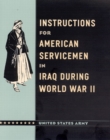 Image for Instructions for American Servicemen in Iraq During World War II