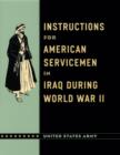 Image for Instructions for American servicemen in Iraq during World War II : 37929
