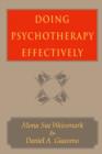 Image for Doing psychotherapy effectively