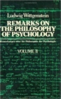 Image for Remarks on the Philosophy of Psychology V 1 (Cloth)