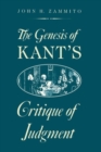 Image for The Genesis of Kant&#39;s Critique of Judgment