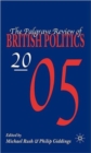 Image for The Palgrave Review of British Politics 2005