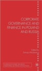 Image for Corporate governance and finance in Poland and Russia