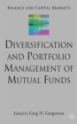 Image for Diversification and portfolio management of mutual funds