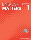 Image for English Matters Teacher&#39;s Book 1 with CD-ROM