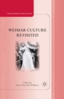 Image for Weimar culture revisited