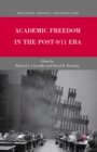 Image for Academic freedom in the post-9/11 era