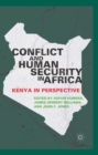 Image for Conflict and human security in Africa: Kenya in perspective