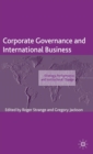 Image for Corporate governance and international business  : strategy, performance and institutional change