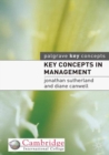 Image for Key concepts in management