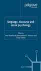 Image for Language, discourse and social psychology