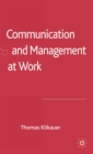 Image for Communication and management at work
