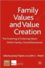 Image for Family Values and Value Creation