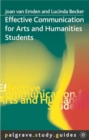 Image for Effective communication for arts and humanities students