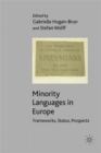 Image for Minority languages in Europe  : frameworks, status, prospects
