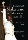 Image for A Directory of Shakespeare in Performance Since 1991