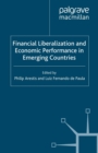 Image for Financial Liberalization and Economic Performance in Emerging Countries