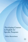 Image for Developing Courses in English for Specific Purposes