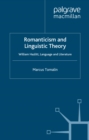 Image for Romanticism and Linguistic Theory: William Hazlitt, Language, and Literature