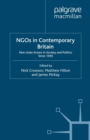 Image for NGOs in Contemporary Britain: Non-state Actors in Society and Politics since 1945