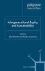 Image for Intergenerational Equity and Sustainability : v. 143