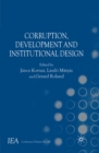 Image for Corruption, Development and Institutional Design
