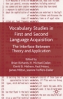Image for Vocabulary Studies in First and Second Language Acquisition: The Interface Between Theory and Application