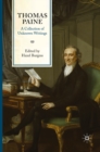 Image for Thomas Paine: A Collection of Unknown Writings