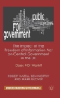 Image for The Impact of the Freedom of Information Act on Central Government in the UK