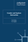 Image for Gender and spoken interaction