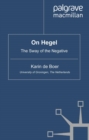 Image for On Hegel: The Sway of the Negative