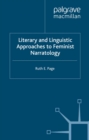 Image for Literary and linguistic approaches to feminist narratology