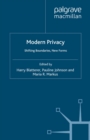 Image for Modern privacy: shifting boundaries, new forms