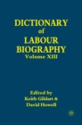 Image for Dictionary of Labour biography.