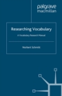 Image for Researching Vocabulary: A Vocabulary Research Manual
