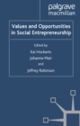 Image for Values and opportunities in social entrepreneurship