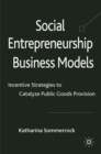 Image for Social entrepreneurship business models: incentive strategies to catalyze public goods provision