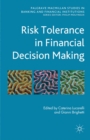 Image for Risk tolerance in financial decision making