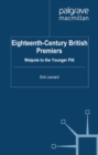 Image for Eighteenth-century British premiers: Walpole to the younger Pitt