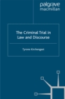 Image for The criminal trial in law and discourse