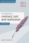 Image for Core Statutes on Contract, Tort and Restitution 2011-12
