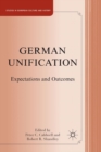 Image for German unification: expectations and outcomes