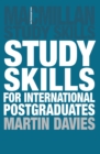 Image for Study skills for international postgraduates