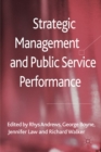 Image for Strategic management and public service performance