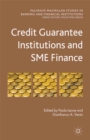 Image for Mutual guarantee institutions and SME finance