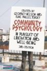 Image for Community psychology: in pursuit of liberation and well-being