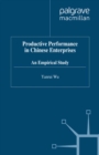 Image for Productive performance in Chinese enterprises: an empirical study