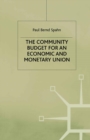 Image for The Community budget for an economic and monetary union