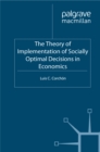 Image for The theory of implementation of socially optimal decisions in economics